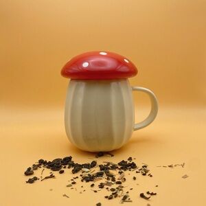 Mushroom Mug with Lid